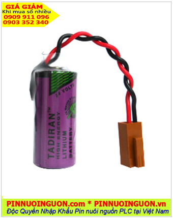 Tadiran TL-4955; Pin nuôi nguồn PLC Tadiran TL-4955 lithium 3.6v 2/3AA 1450mAh chính hãng